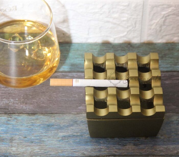 Aluminium Windproof Cigar/Cigarette Ashtray