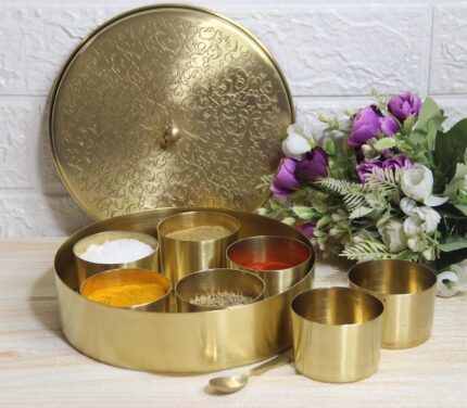 Brass Masaldan/Spice Box