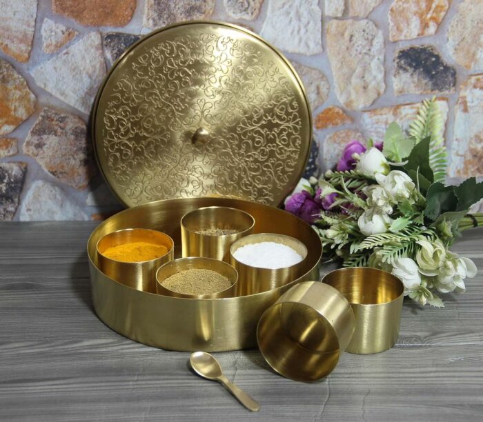 Brass Masaldan/Spice Box