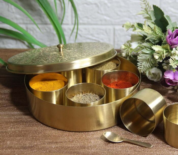 Brass Masaldan/Spice Box