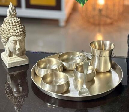 Kansa/Bronze Thali Set