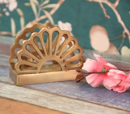 Brass Oriental Napkin Holder