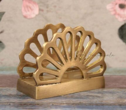 Brass Oriental Napkin Holder