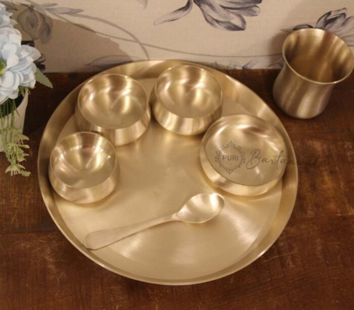 Kansa/Bronze Thali Set