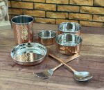 Copper Thali Set