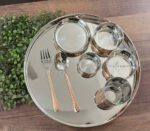 Copper Thali Set