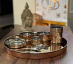 Copper Thali Set