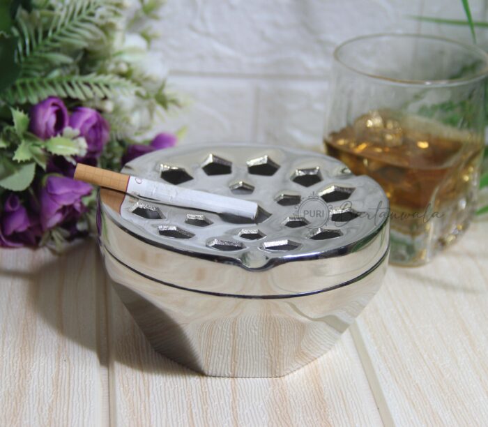 Aluminum Diamond Cigar/Cigarette Ashtray