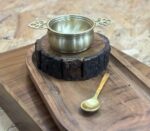 Brass Traditional Indian Tea Strainer- Matt Finish