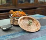 Copper/Stainless Steel Double Wall Biryani/Gravy Handi/Lagan