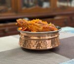 Copper/Stainless Steel Double Wall Biryani/Gravy Handi/Lagan