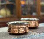 Copper/Stainless Steel Double Wall Biryani/Gravy Handi/Lagan