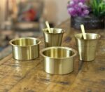 Brass Dabara Set and Coffee Spoon