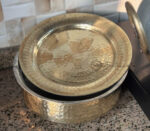 Brass/Pital Lagan For Cooking With Lid And Tin/ Kalai