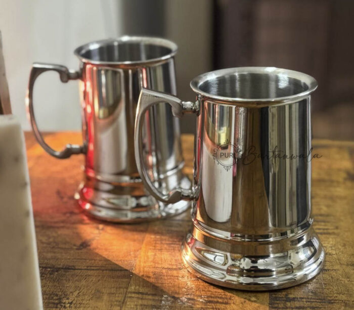 Stainless Steel Double Wall Exotic Drinks Mug 450 ml