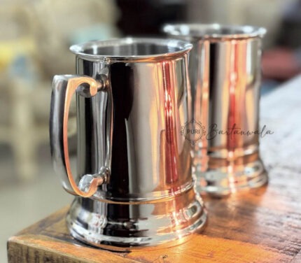 Stainless Steel Double Wall Exotic Drinks Mug 450 ml