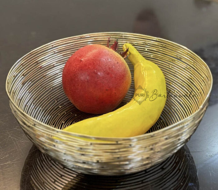 Stainless Steel Spiral Fruit & Bread Basket