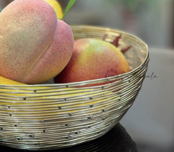 Stainless Steel Spiral Fruit & Bread Basket