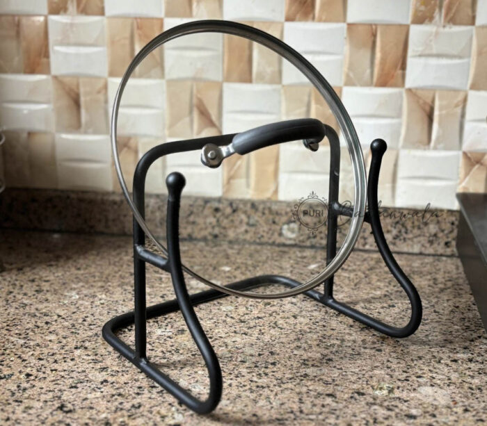 Multi Purpose Countertop Lid Holder for Kitchen Use